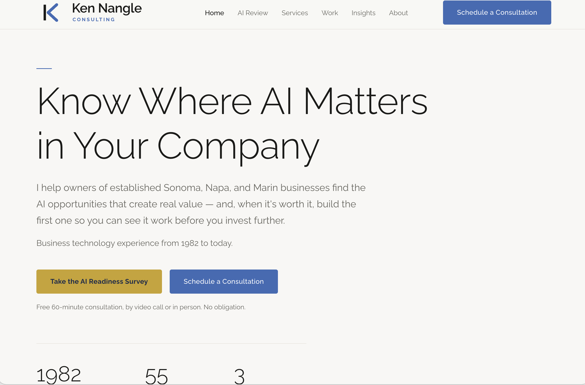 kennangle.com home page